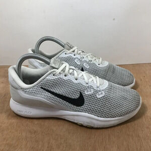 Nike Womens Flex Trainer 7 898479-100 Gray Running Shoes Sneakers Size 7